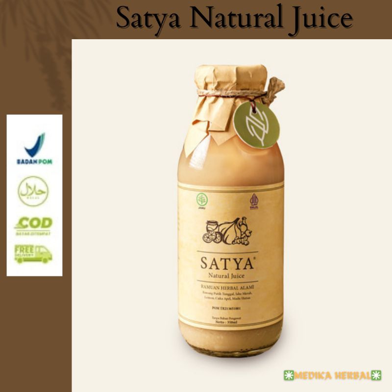

Satya Natural Juice Bawang Putih Tunggal Jahe Merah Lemon Madu Hutan Cuka