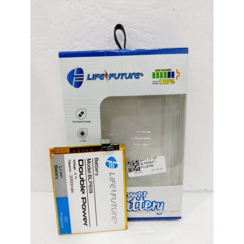 BATRE LF OPPO F1+ PLUS BLP609 DOUBLE POWER