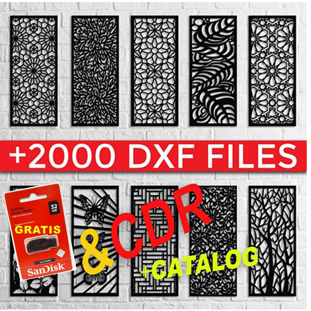 2000 dxf file CNC plasma router laser cutting