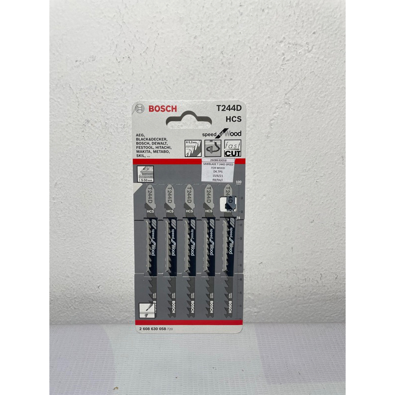 mata gergaji jigsaw T244D bosch / mata gergaji kayu mesin jigsaw / mata jigsaw gergaji kayu triplek 