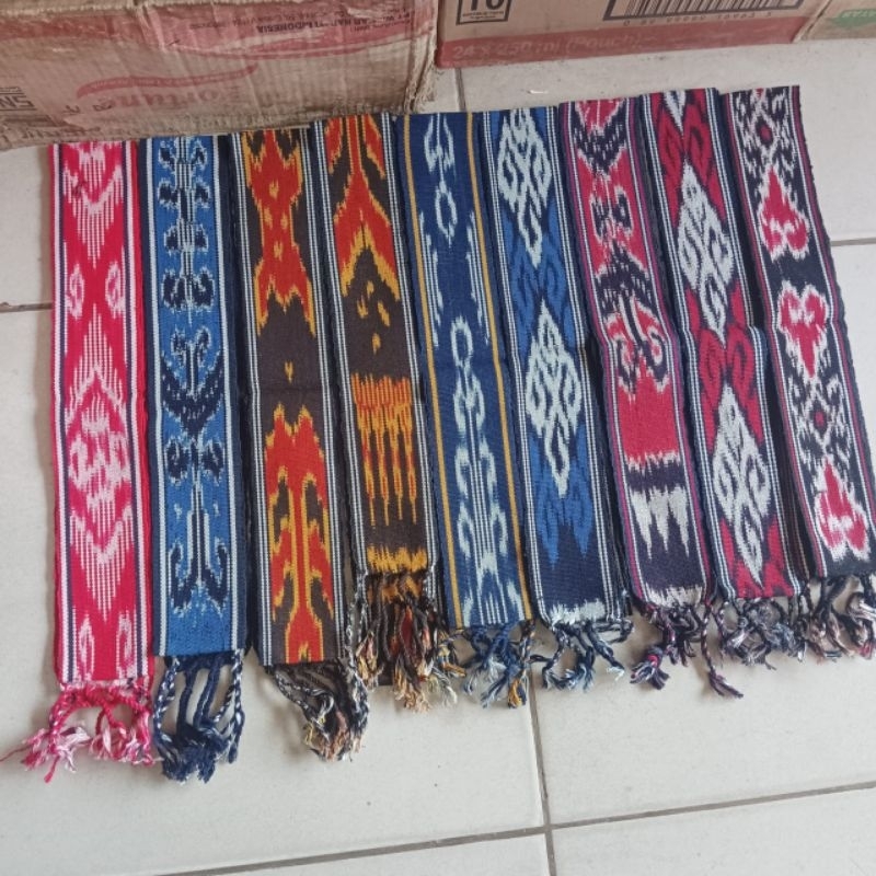 SYAL KHAS DAYAK KALIMANTAN SYAL TENUN TRADISIONAL SELENDANG KHAS DAYAK