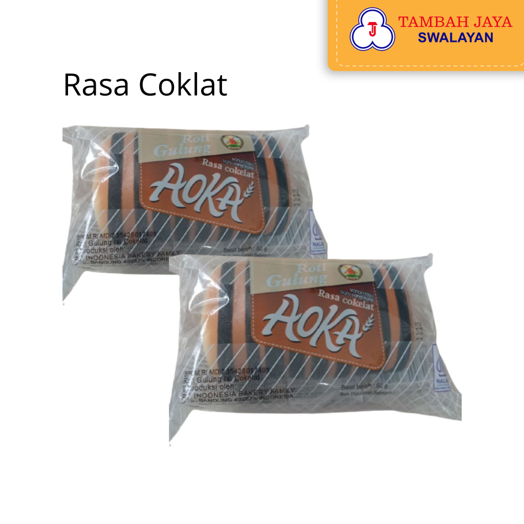 

Roti Gulung Aoka Rasa Coklat 2 pcs