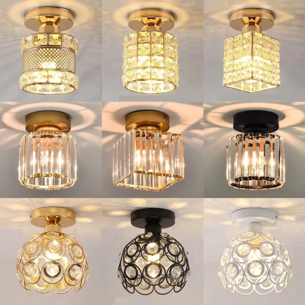 Lampu Hias Plafon Lampu Plafon Ruang Tamu Minimalis Lampu Plafon Kristal Ceiling Lamp lampu led