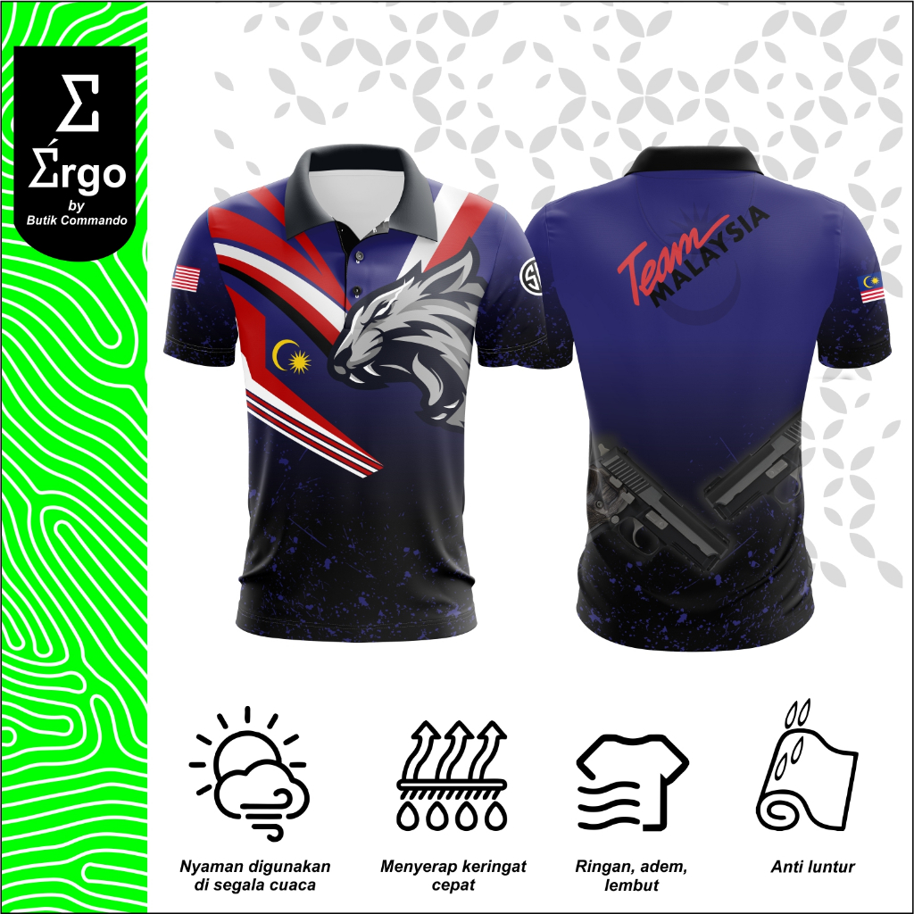 Kaos Jersey Olahraga Pria Baju Atasan Olahraga Outdoor Berkerah Pria Jersey Sepak Bola Bahan Dryfit 