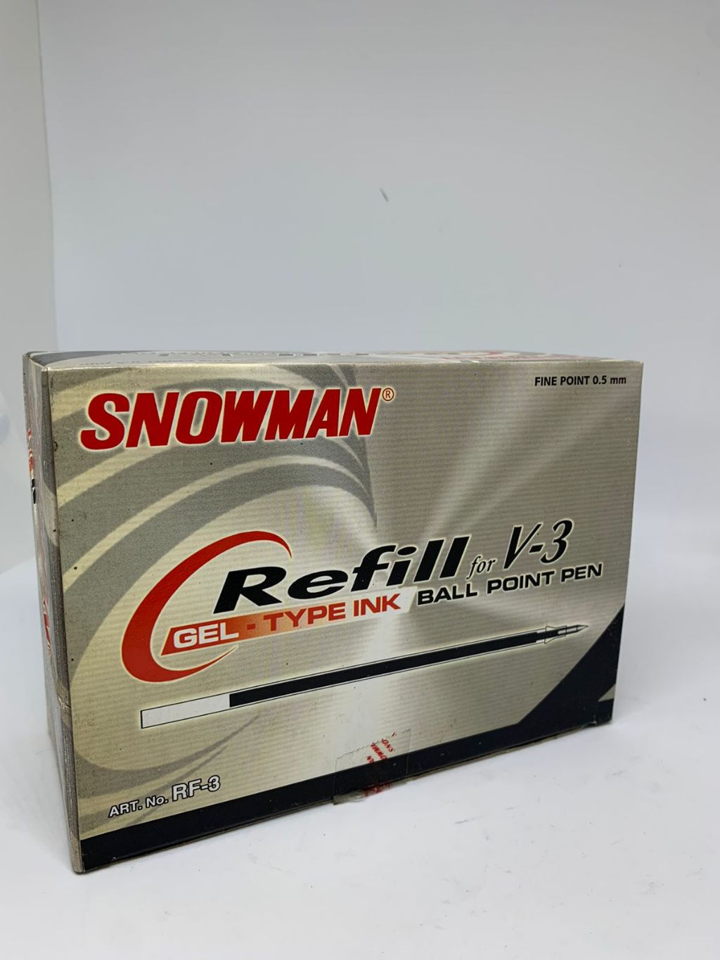 

Refill / Isi / Tinta Pulpen / Ballpoint Snowman V-3 Box 12 Pcs