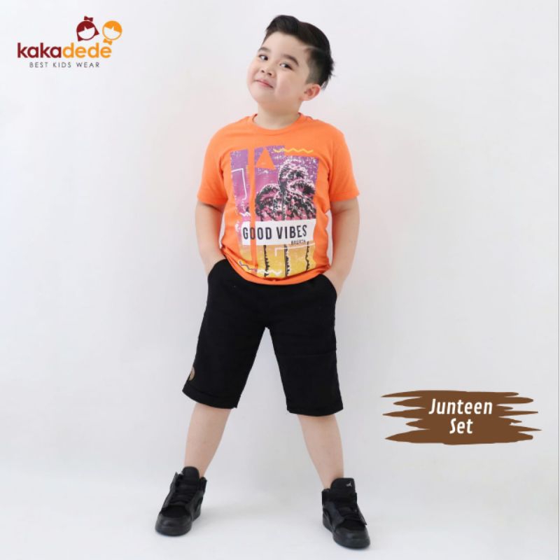 Set Boy Junior Kakadede 8T / Setelan Anak Cowo Laki Keren RM KIDSWEAR