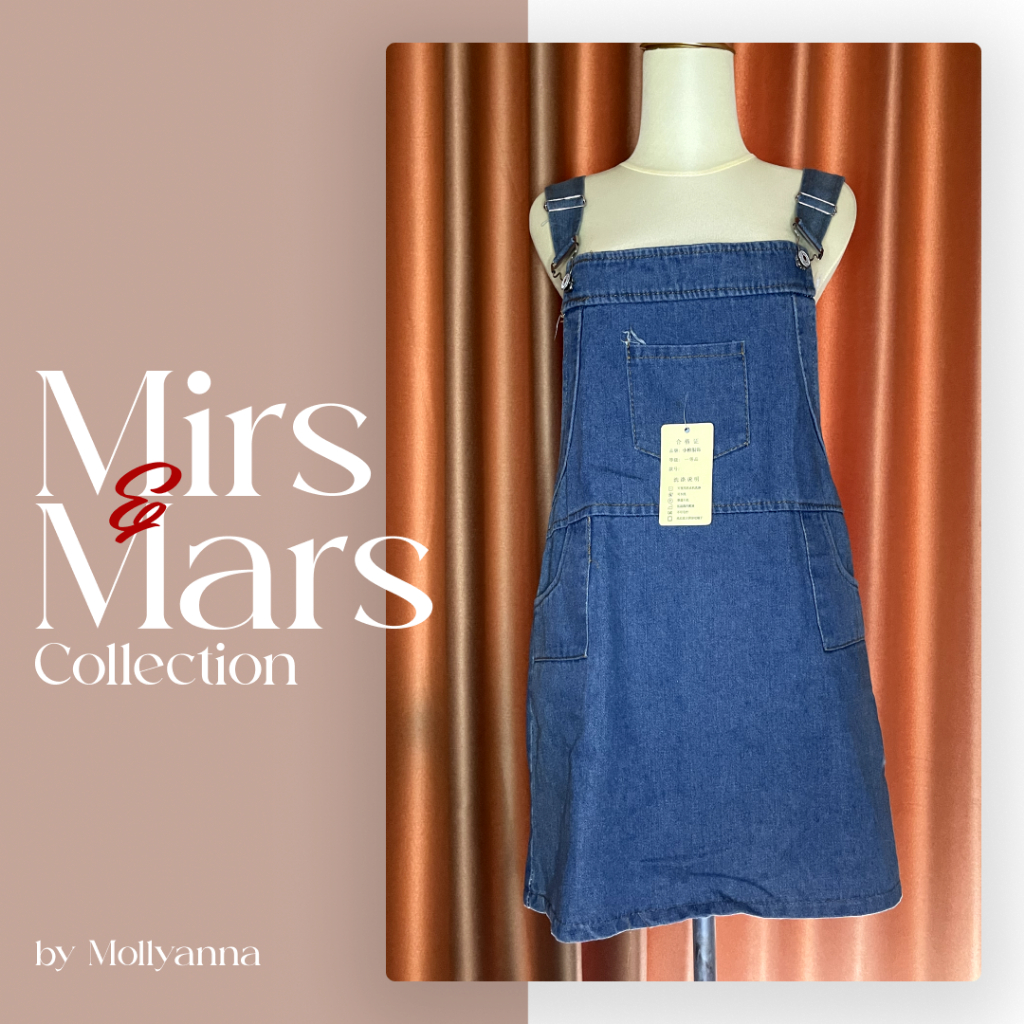 Overall dress denim