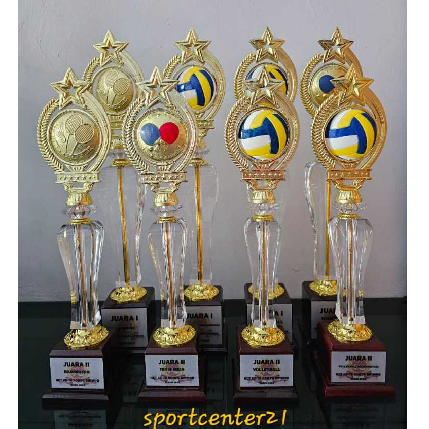 PIALA ACRYLIC / PIALA BULUTANGKIS / PIALA PINGPONG / PIALA TENIS MEJA / PIALA VOLLEY