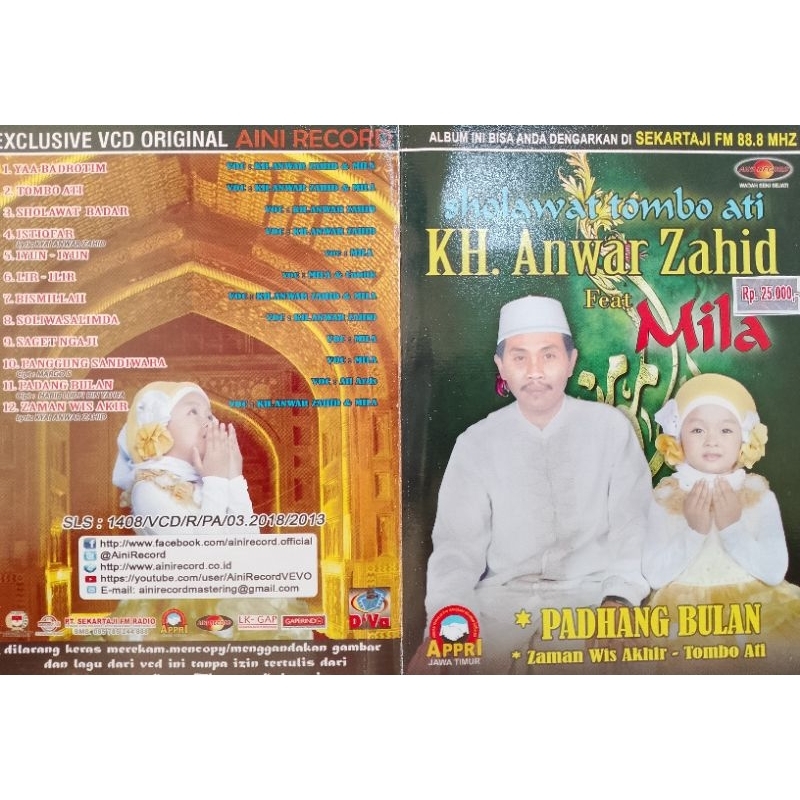 vcd sholawat Anwar Zahid feat mila vol1