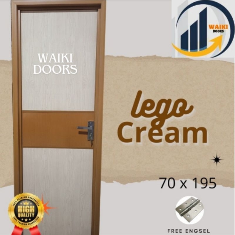 Pintu pvc Kamar Mandi Estetik Bahan Pvc Tebal