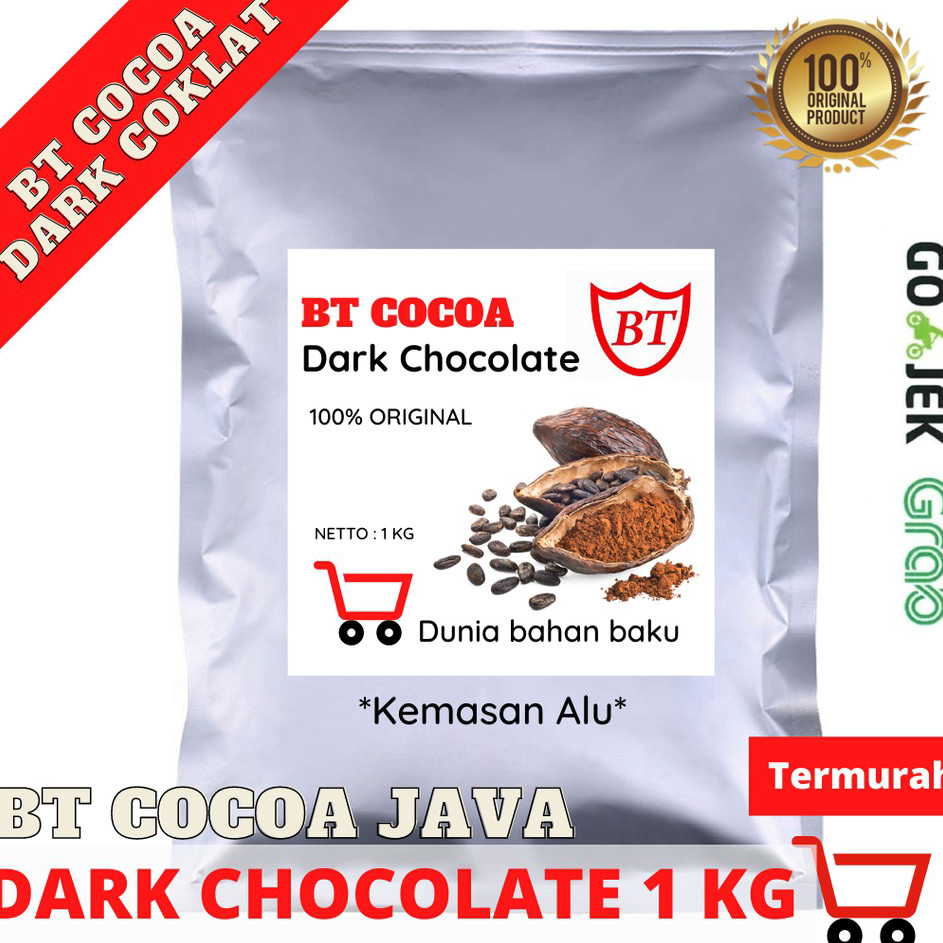 

♪↔✴❆ BT COCOA JAVA DARK POWDER BT1000HA 1 kg coklat ASLI