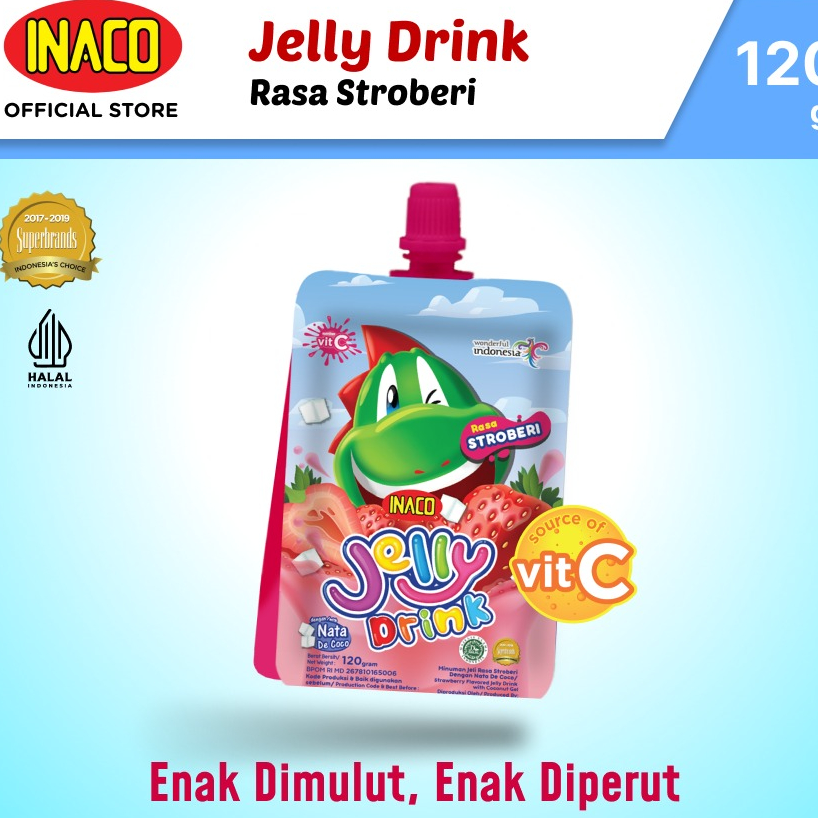 

➩↓✮≛ INACO Jelly Drink 1 bag ( isi 5 pcs ) Best Terlaris