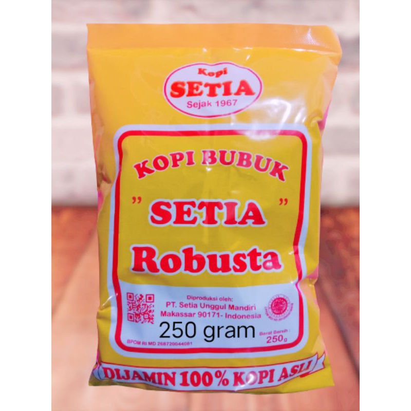 

Kopi Setia Robusta 250gram