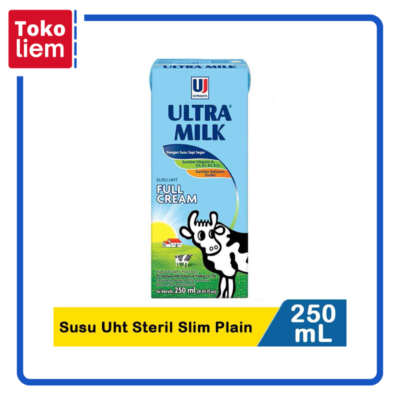 

Ultra Susu Uht Steril Slim Plain 250Ml