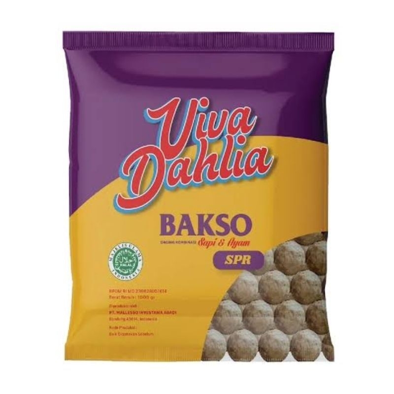 

baso viva dahlia 500gr / Viva Dahlia Bakso Super 500 gr