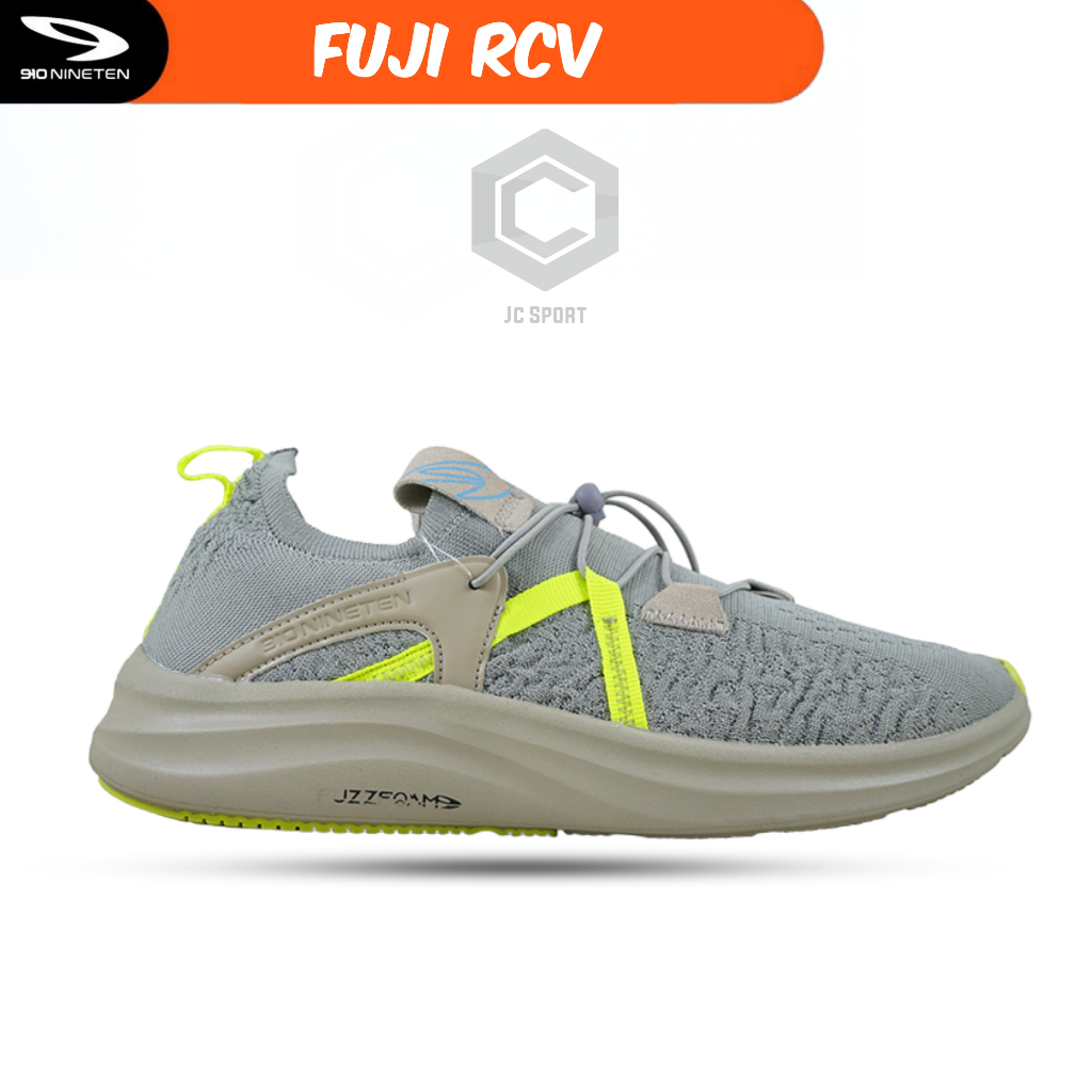 Sepatu lari Fuji rcv all grey ori 910 Nineten sportswear