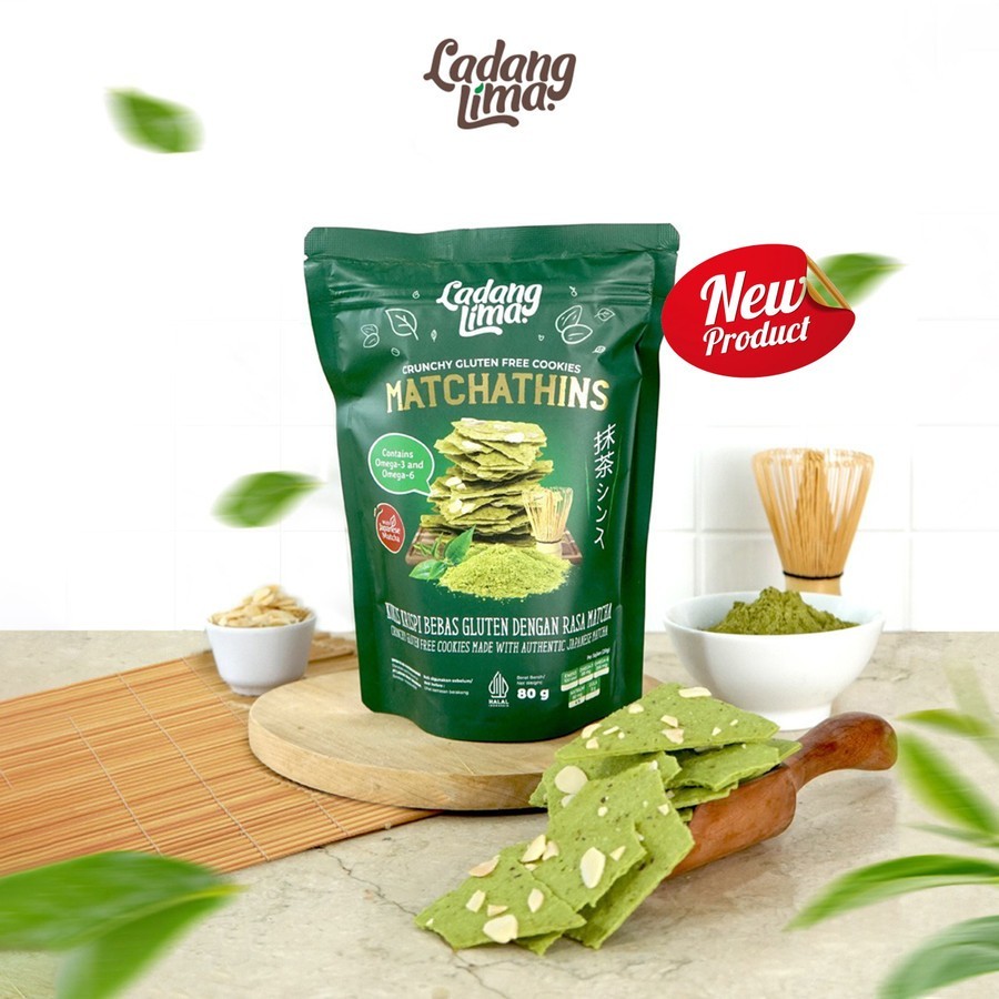 

Matchathins Cookies 80g - Healthy Snack Gluten Free Ladang Lima