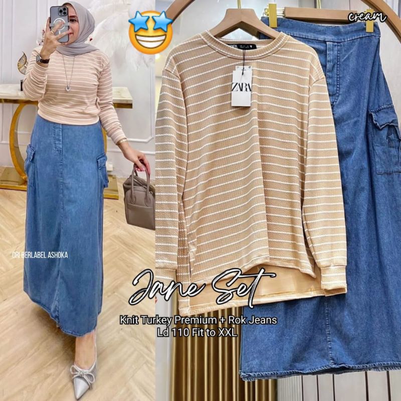 SET JANE ROK ORI ZARA IMPORT