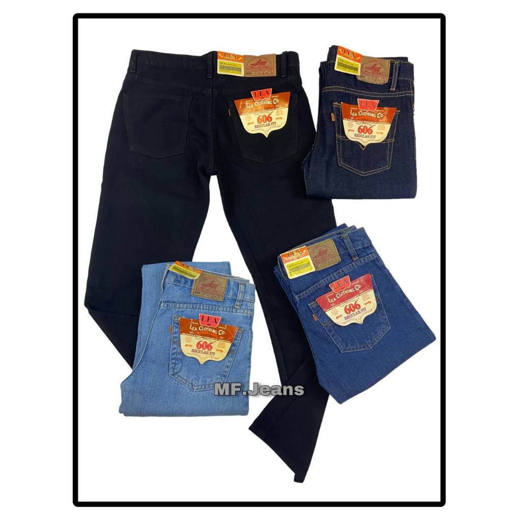 Celana Jeans Pria Original 100% Asli Lea 606 Standar Reguler