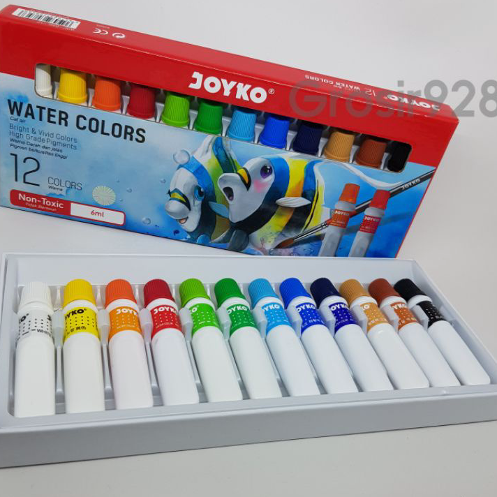 

Terlaris Water Colors / Cat Air Joyko 12 warna