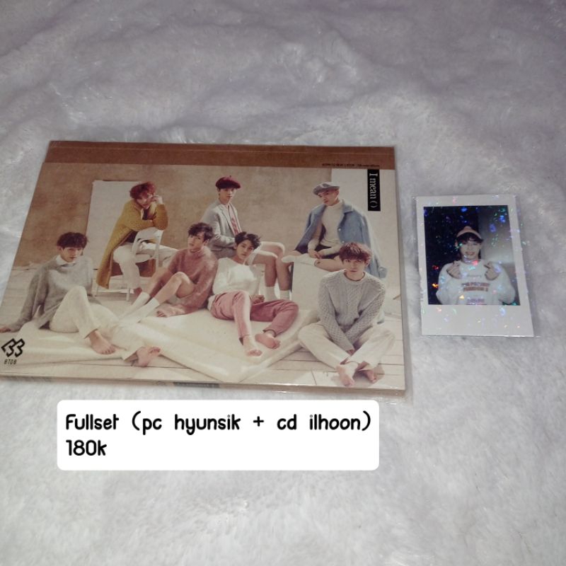 BTOB I MEAN ALBUM CD ILHOON PC HYUNSIK