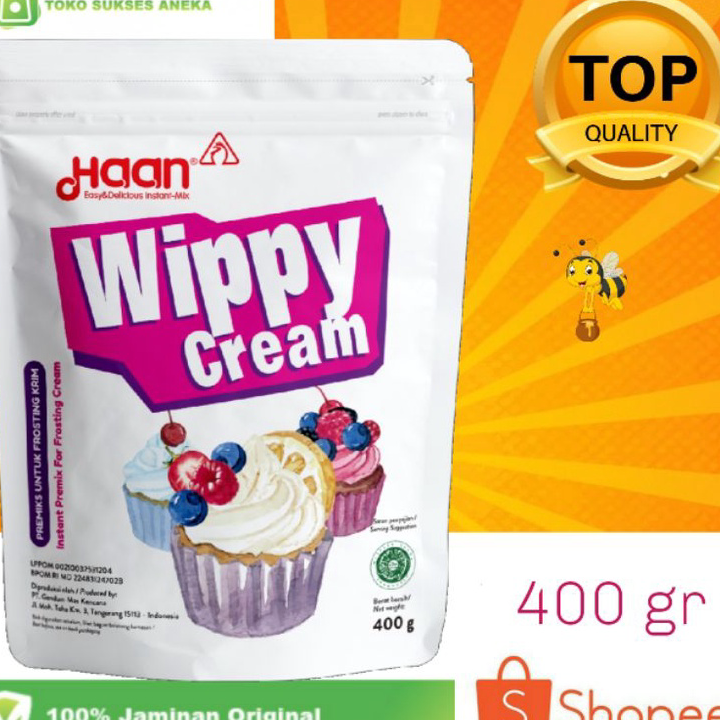 

Ready Haan Wippy Cream 400gr Pouch Promo