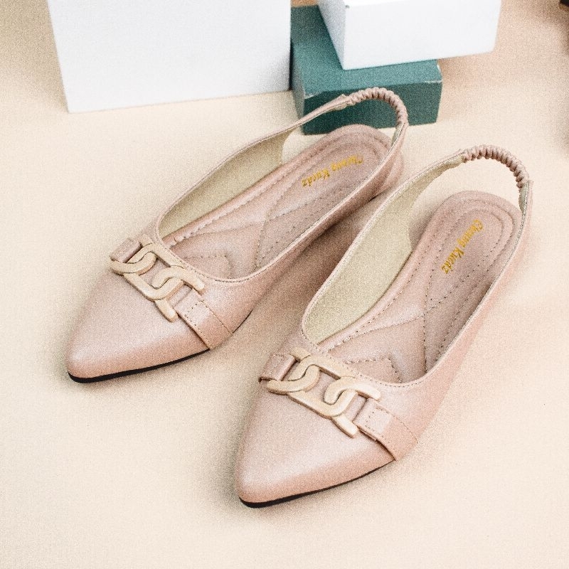 FLATSHOES MICHA || SEPATU BALET TALI BELAKANG