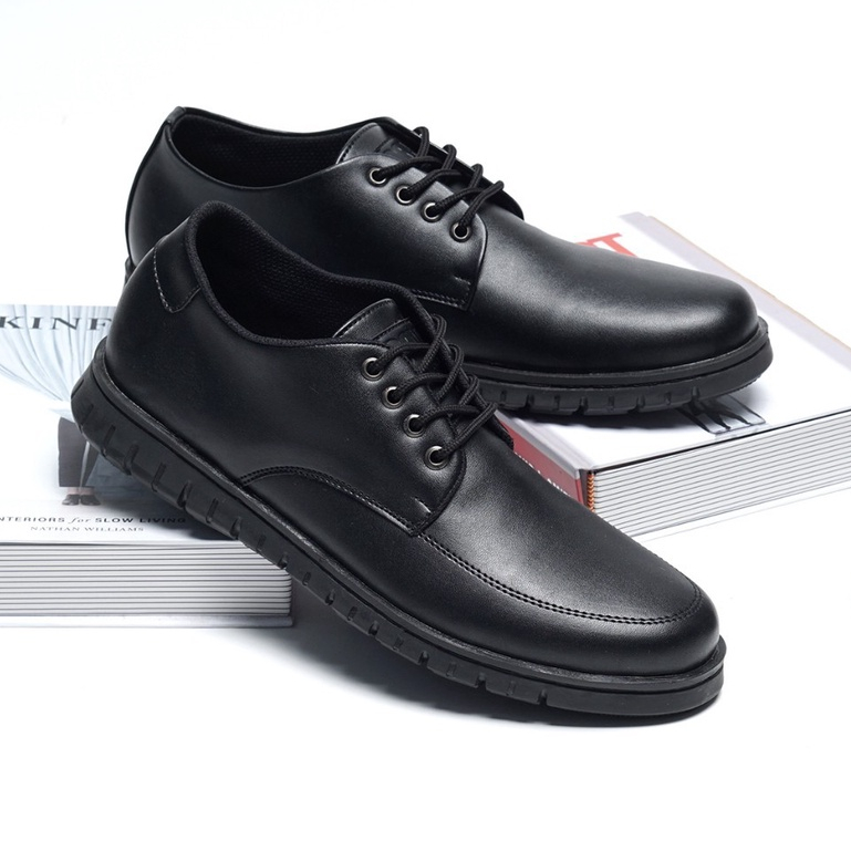 SEPATU PRIA KANTOR JOEY REGO BLACK TotoSuryo x JOEY FOOTWEAR SEPATU PANTOFEL ORIGINAL