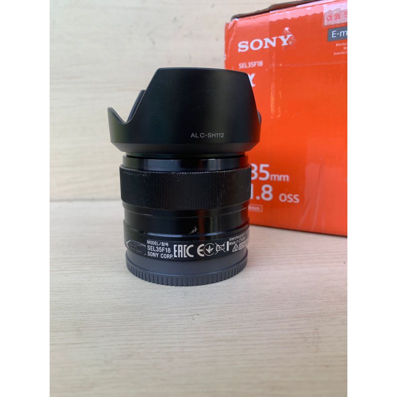 Lensa fix sony 35mm f1.8 OSS fullset for sony a6000 a6400 a5100 a6300