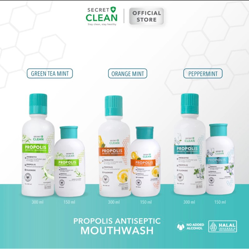 Secret Clean Propolis Antiseptic Moutwash