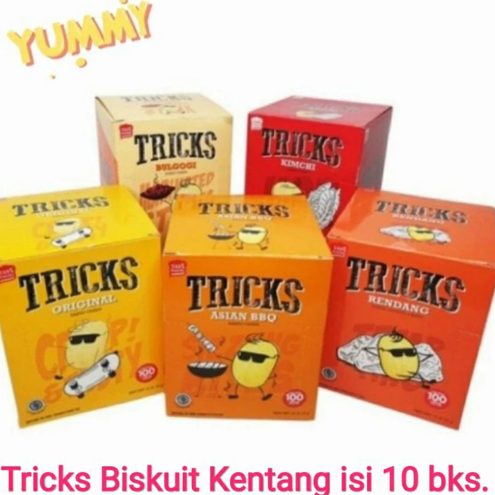 

Big Sale tays tricks snack | trick box isi 10 bks Grosir