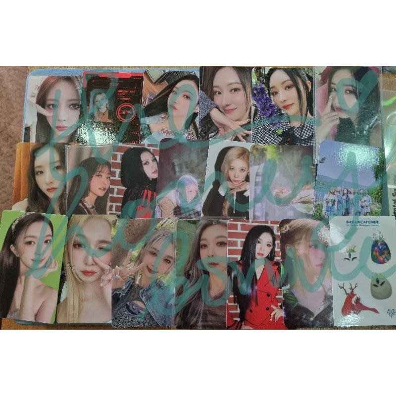 DREAMCATCHER PHOTOCARDS JIU SUA SIYEON HANDONG YOOHYEON DAMI GAHYEON