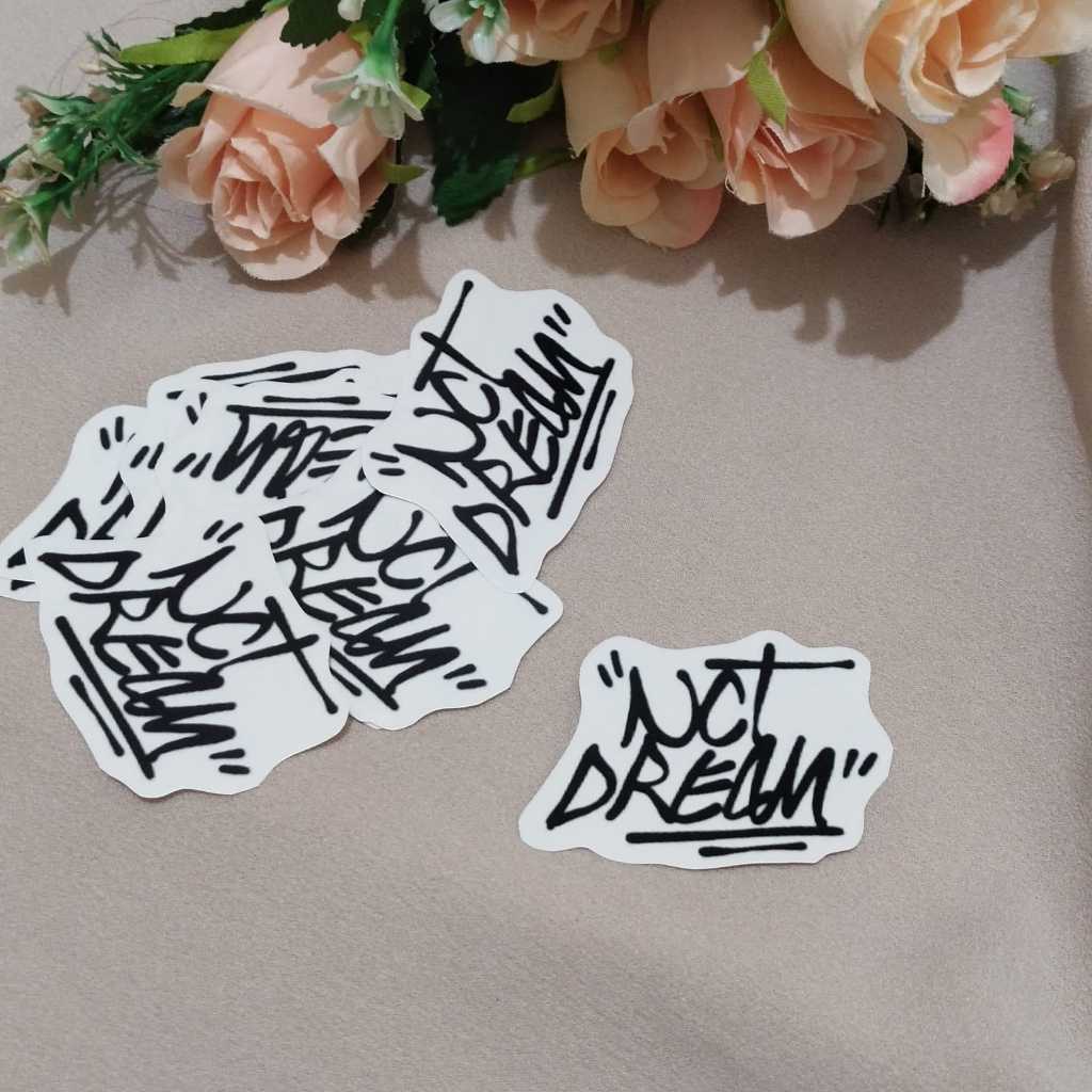 

STIKER LOGO NCT DREAM TRANSPARAN / STIKER KPOP / STICKER NCT MURAH /STKER KPOP VINYL