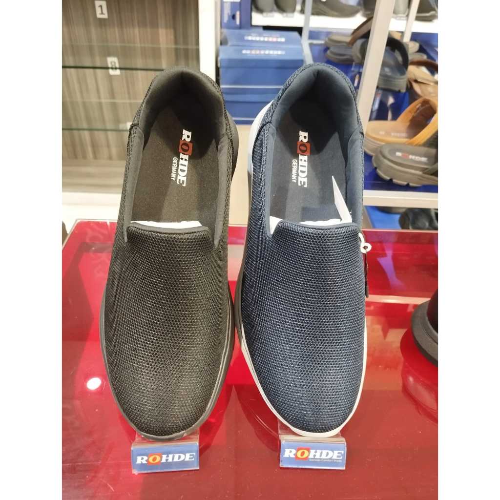 Rohde 7002 Sepatu Sneakers Pria  Warna Black & Navy