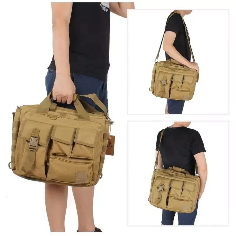 Tas selempang tactical army tas laptop 9700
