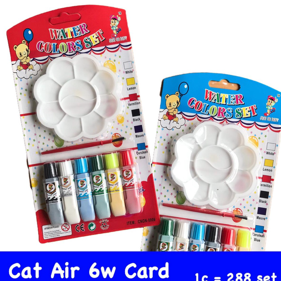 

Murah Banget [PAM] Cat Air 6 warna Card Big Sale