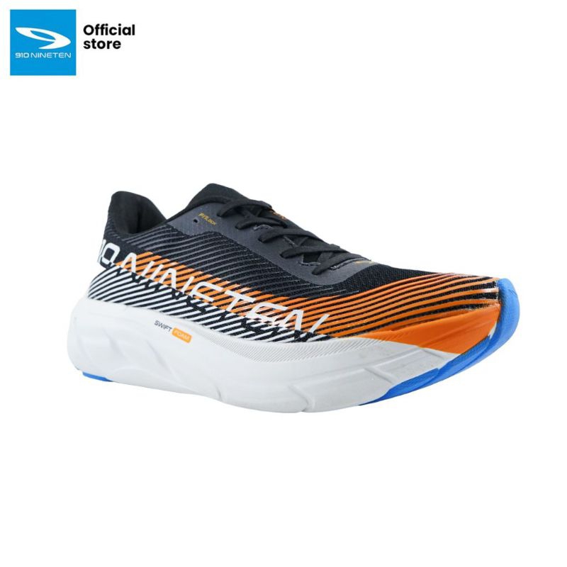 910 REISHIKA BOLSTER  – HITAM / JINGGA / PUTIH