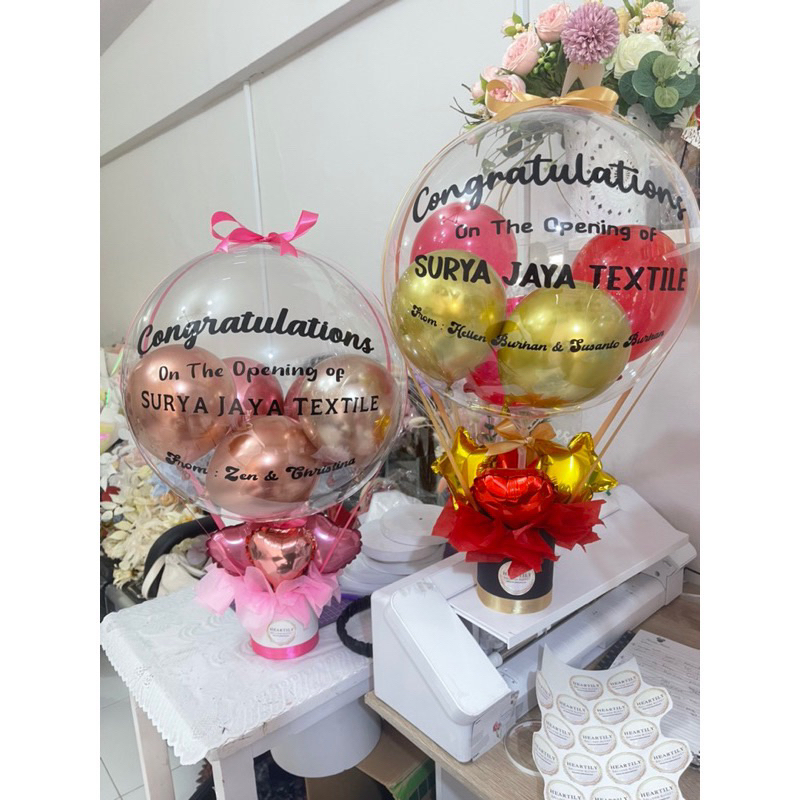 [READY JAKARTA 1HARI JADI] Buket Balon Balloon Bucket Balon Wisuda Snack Balloon Bucket Bunga Snack