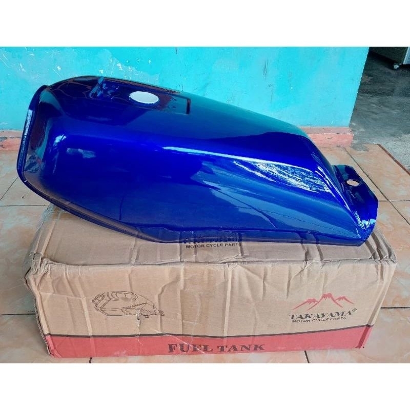 TANGKI RX KING NEW WARNA BIRU TANGKI BENSIN RXKING TANK TENGKI RXKING BIRU POLOS