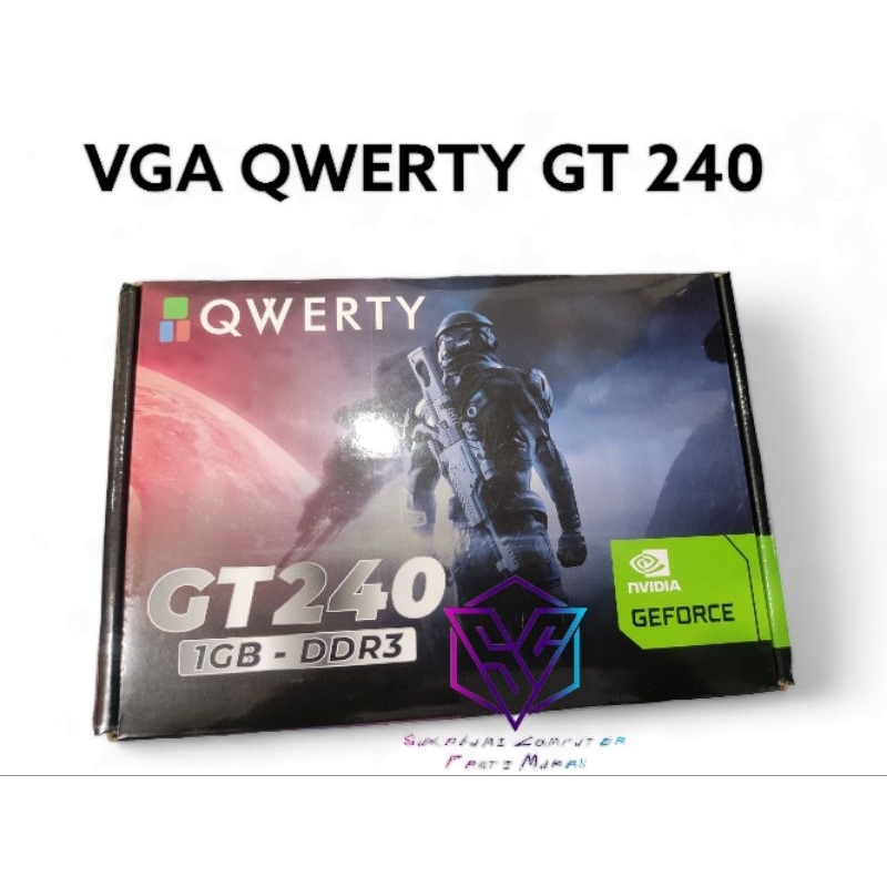 VGA QWERTY GT 240 1gb DDR 3