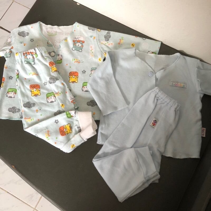 PRELOVED - Baju Panjang Bayi Newborn Libby Hahayo Cottonmoms