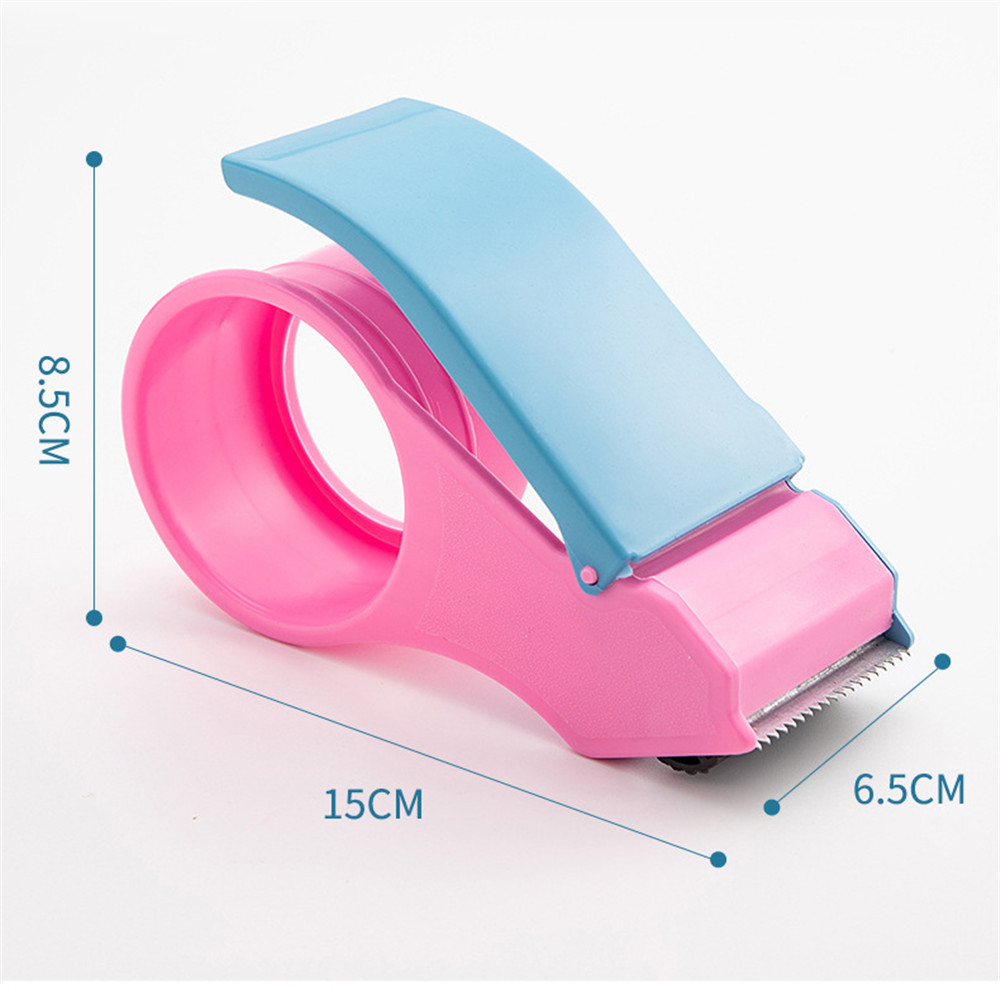 Kotret Tape Dispenser Lakban / Cutter Lakban 2 Inch Plastik Tempat Roll Cutter Tape / Pemotong Lakban STY26