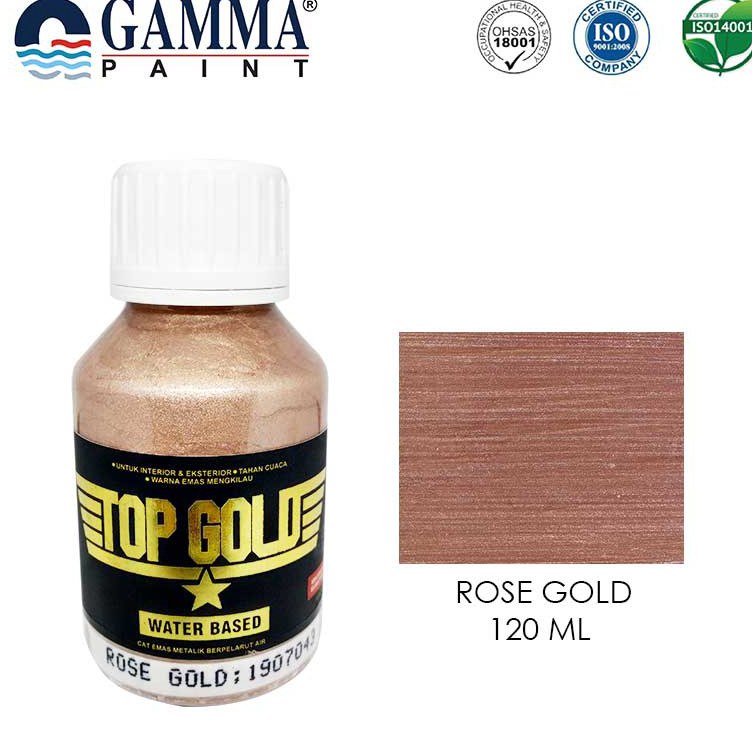 

Hot Sale TOP GOLD Metallic Paint - ROSE GOLD 120ml