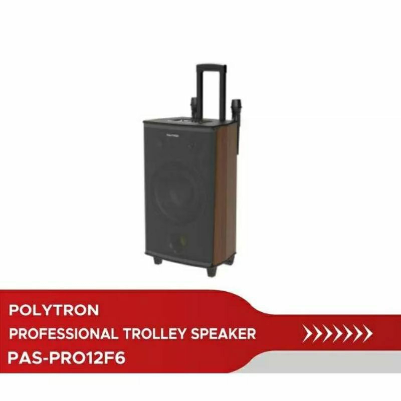 Speaker Bluetooth Trolley Polytron PASPRO12F6 - 12" Woofer
