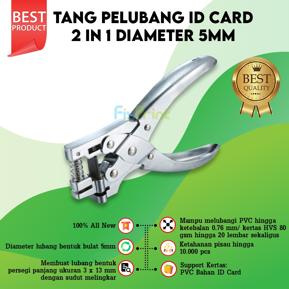 

Tang Pelubang ID Card Model Oval Dan Bulat Baru