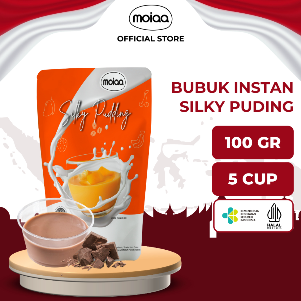 

☄️New event✨ MOIAA - Premix Silky Pudding 100 gram / Bubuk Moiaa Instan 19 Varian Rasa