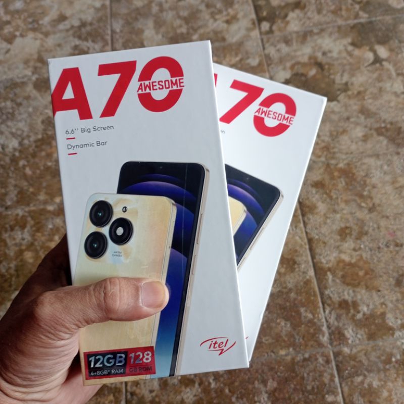 ITEL A70 RAM 12GB ROM 128GB