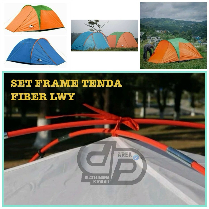 Set frame rangka tenda LWY rangka tenda bingkai tenda camping