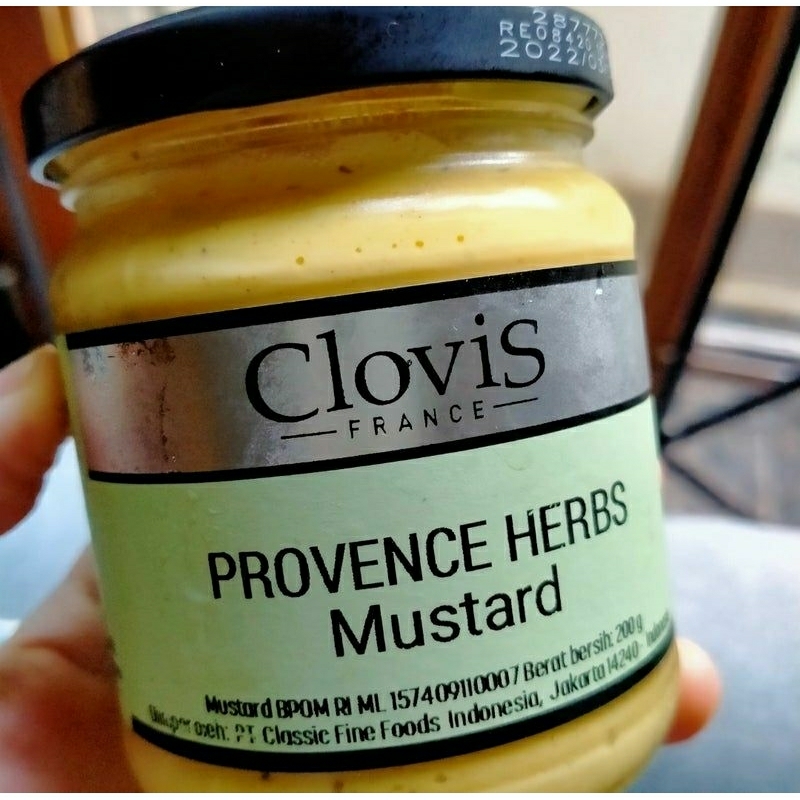 

CLOVIS Provence Herbs Mustard 200g