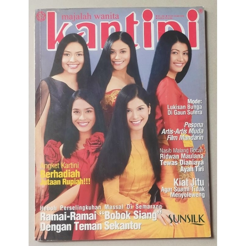 Majalah Kartini 16 Mei 2002 : Cover Gadis Tiara Sunsilk